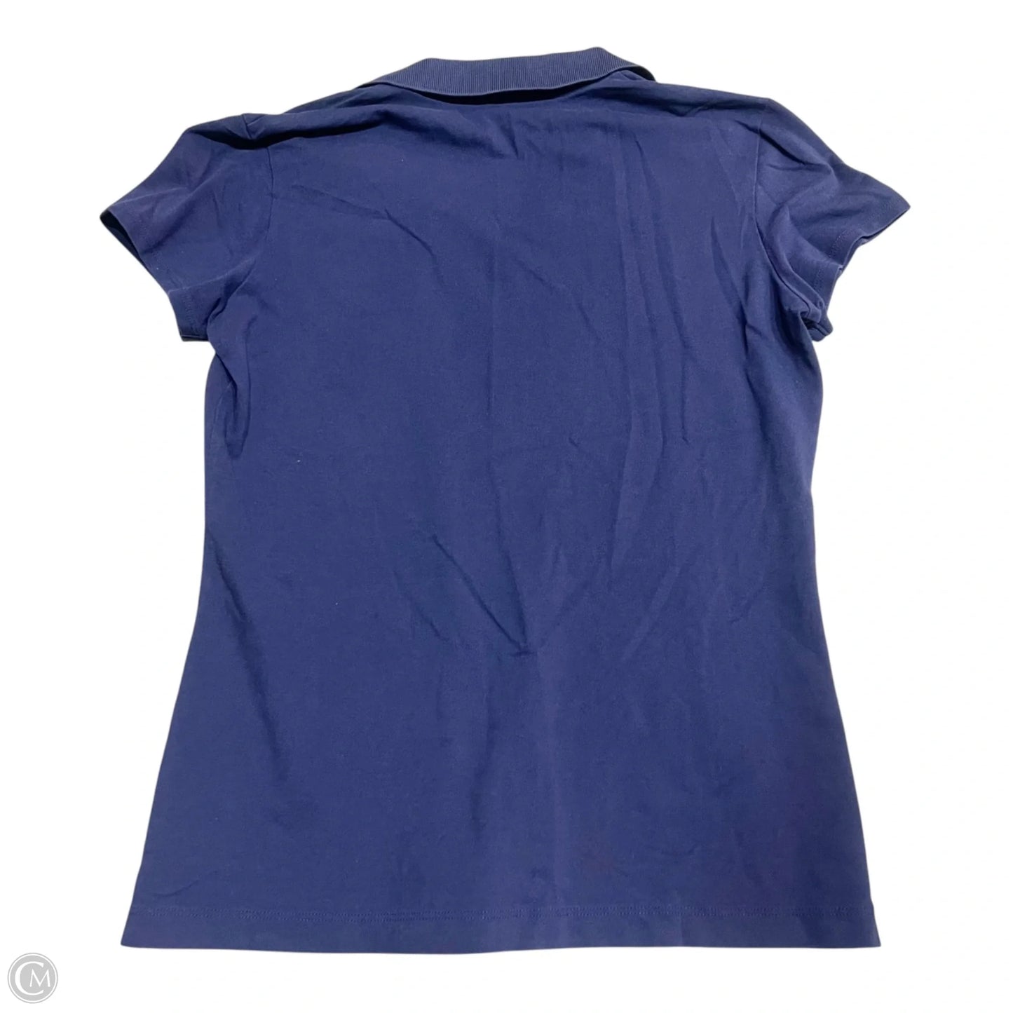 Top Short Sleeve Designer By Lilly Pulitzer In Navy, Size: L