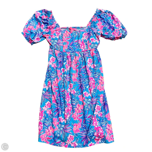 Dress Designer By Lilly Pulitzer In Blue & Pink, Size: Xs