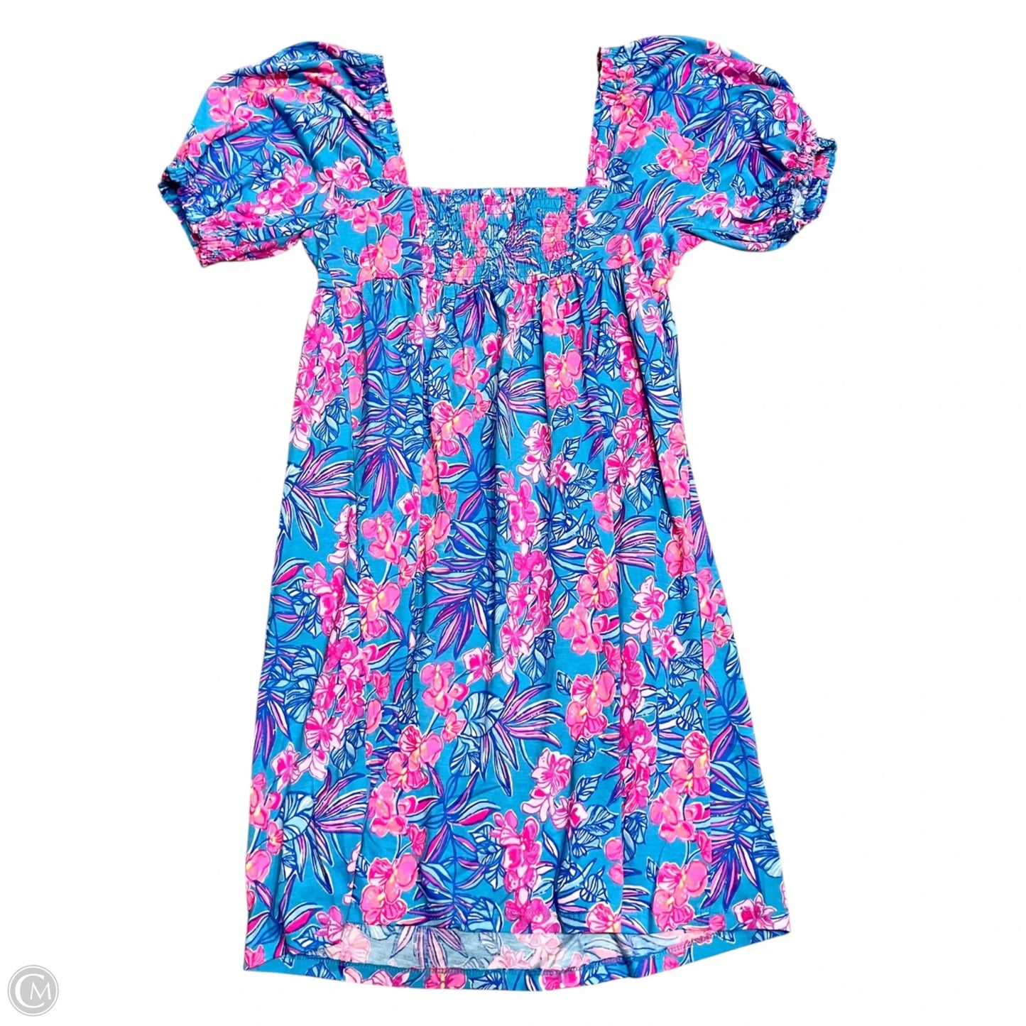 Dress Designer By Lilly Pulitzer In Blue & Pink, Size: Xs