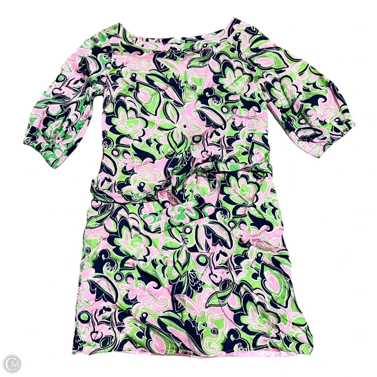 Dress Designer By Lilly Pulitzer In Blue & Green, Size: S