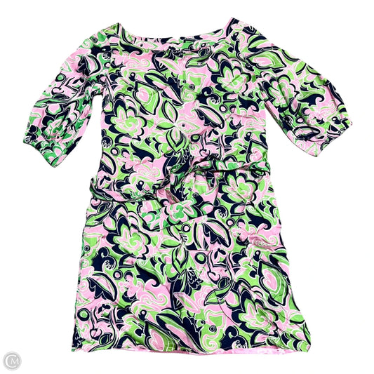 Dress Designer By Lilly Pulitzer In Blue & Green, Size: S