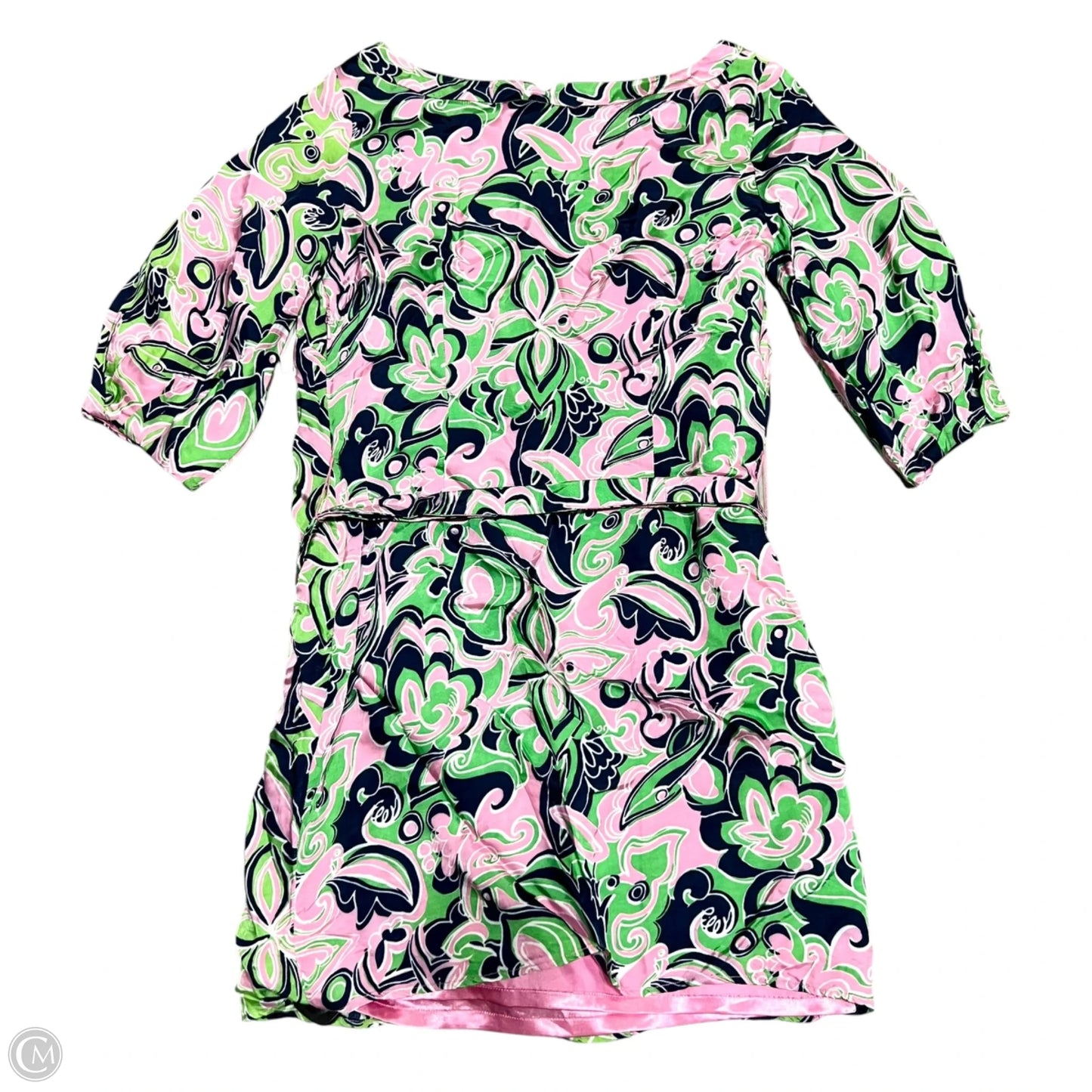 Dress Designer By Lilly Pulitzer In Blue & Green, Size: S