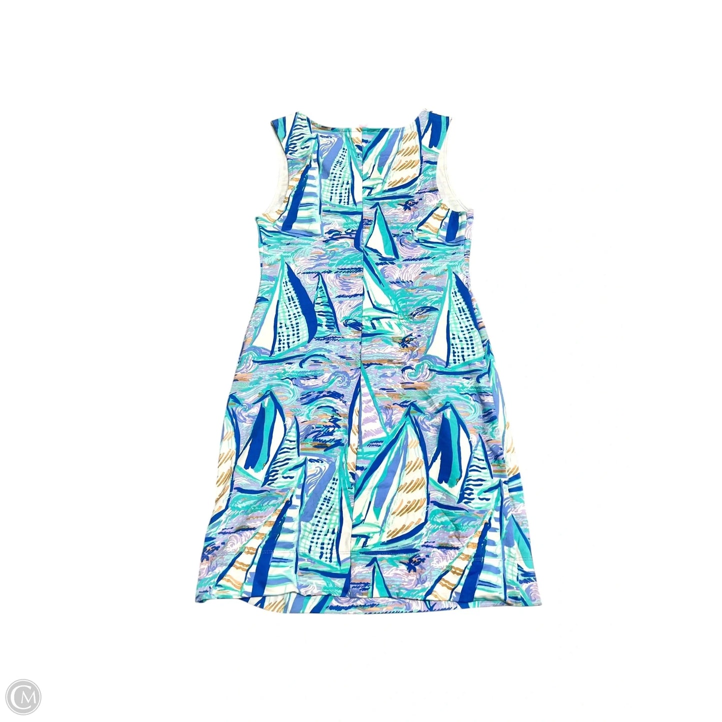Dress Designer By Lilly Pulitzer In Blue & White, Size: Xxs