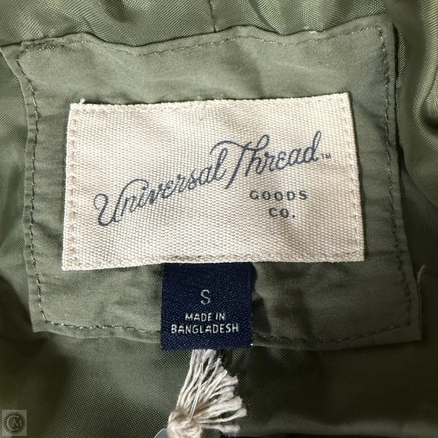 Jacket Puffer & Quilted By Universal Thread In Green, Size: S
