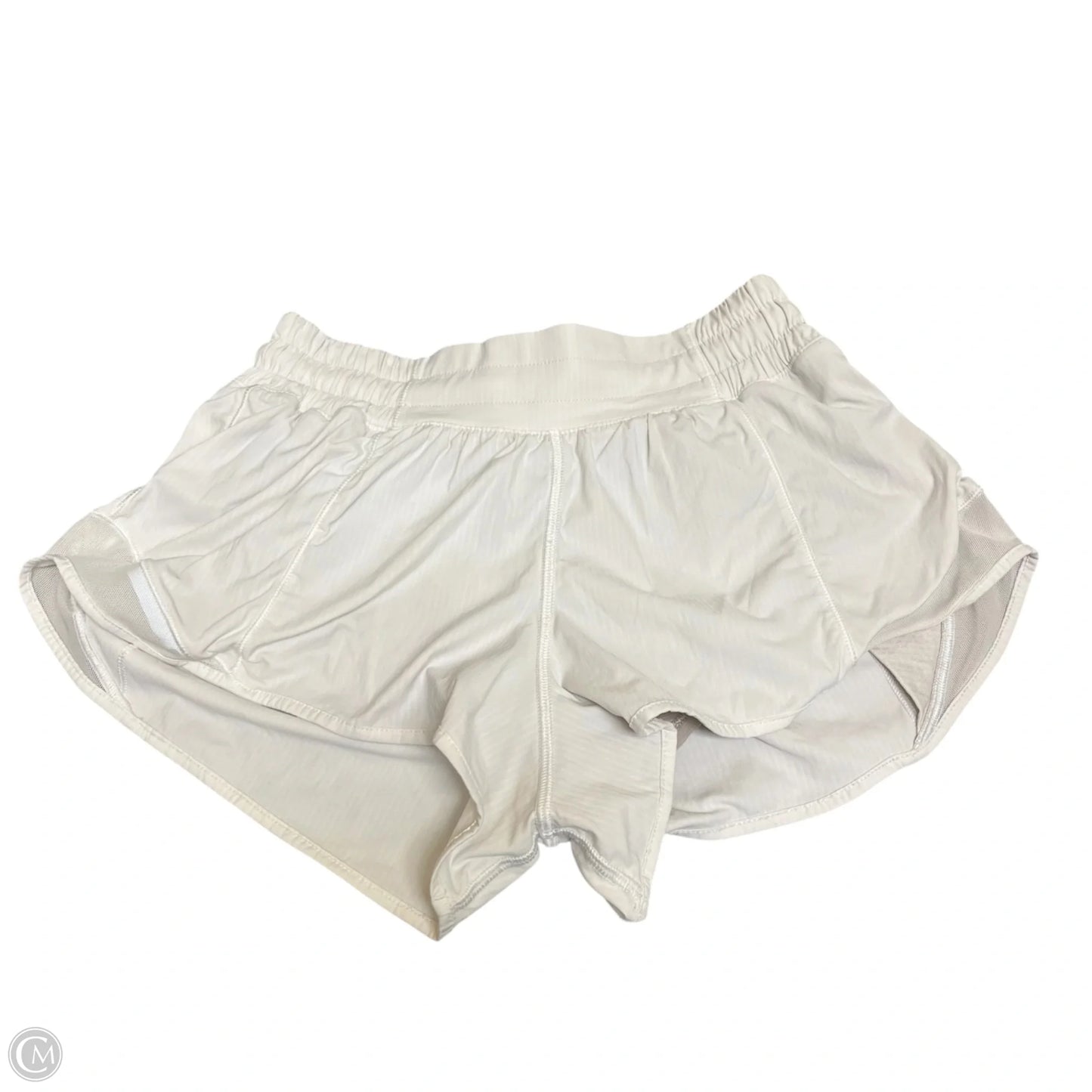 Athletic Shorts By Lululemon In Cream, Size: 4