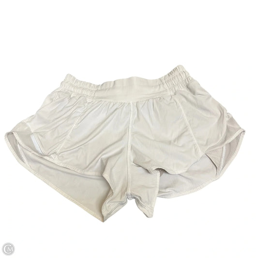 Athletic Shorts By Lululemon In Cream, Size: 4