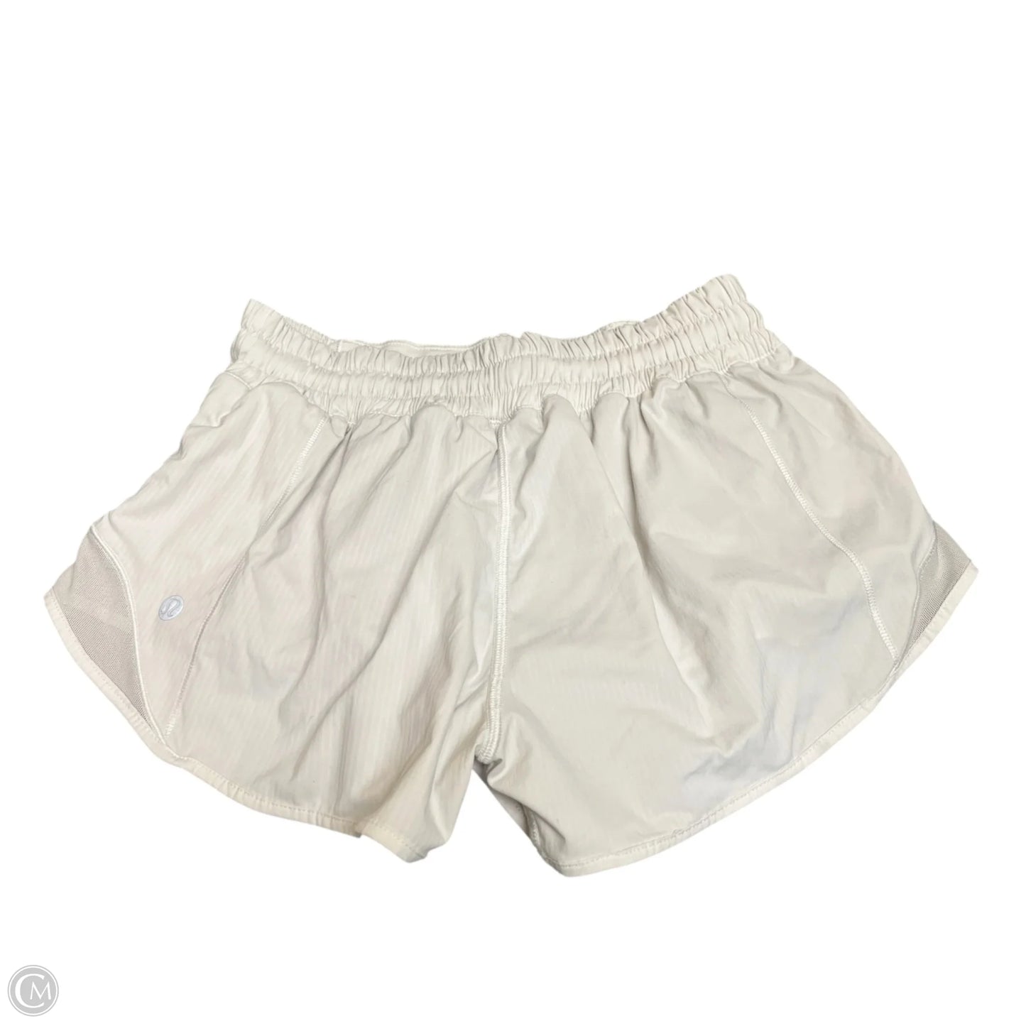 Athletic Shorts By Lululemon In Cream, Size: 4