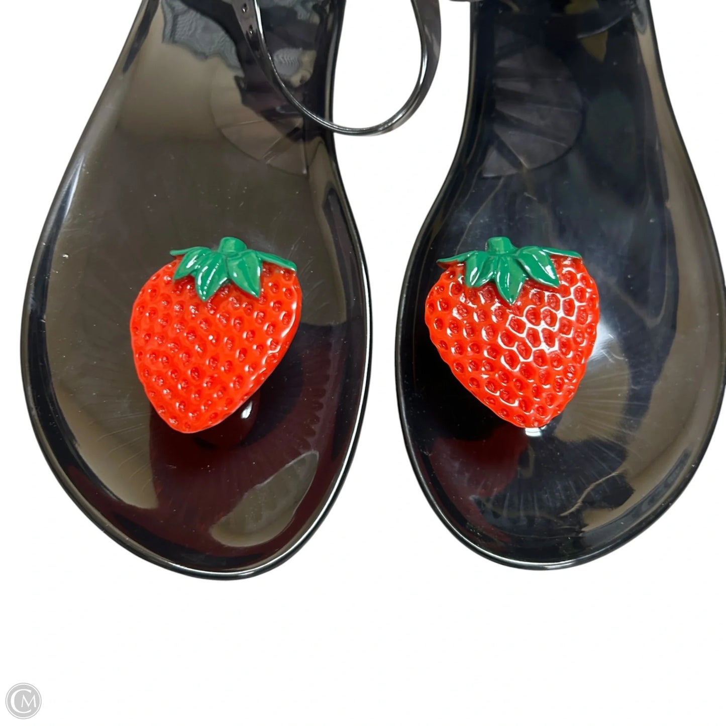 Sandals Flats By Yolveit In Black, Size: 10.5