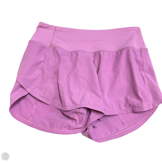 Athletic Shorts By Lululemon In Purple, Size: 2