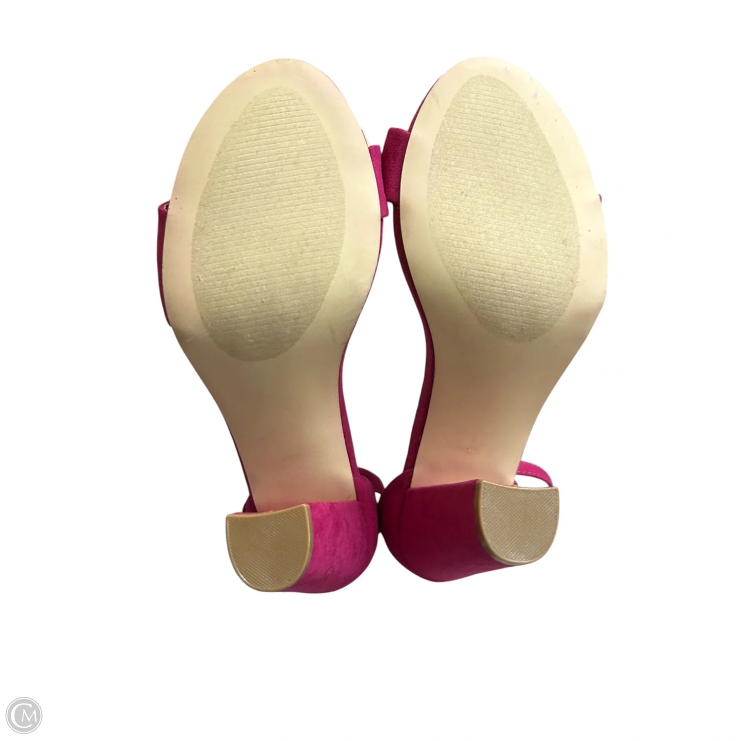 Shoes Heels Block By Just Fab In Pink, Size: 9.5