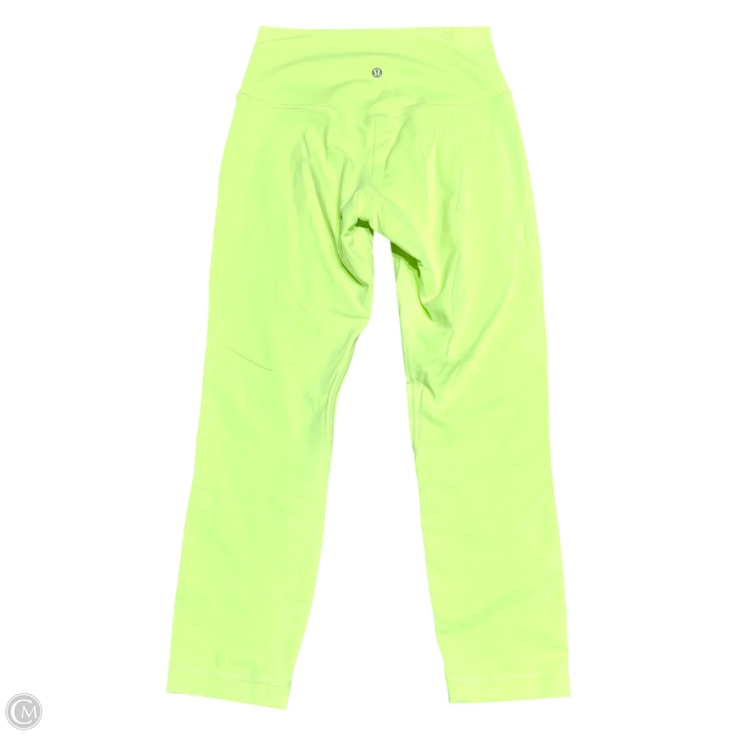 Athletic Capris By Lululemon In Green, Size: 6
