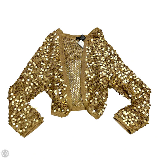 Cardigan By New York And Co In Gold, Size: L