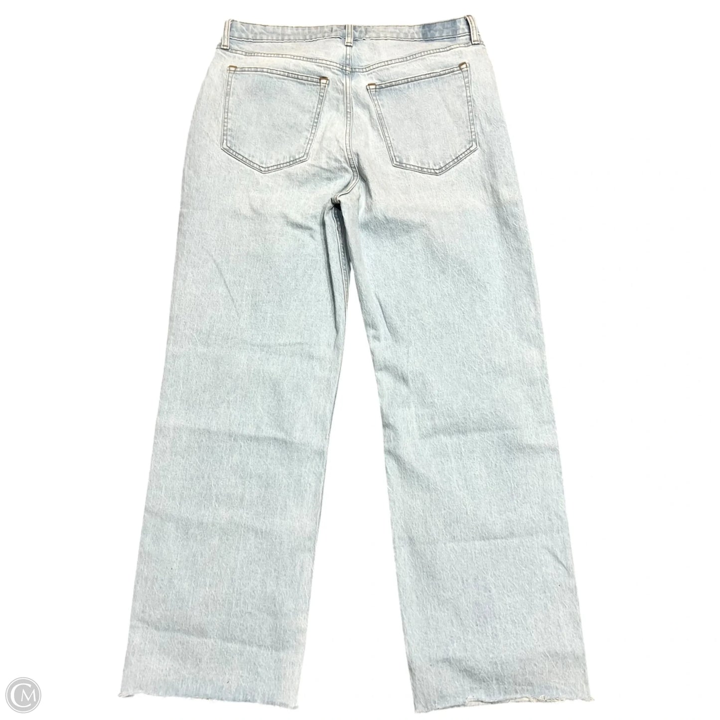 Jeans Straight By Abercrombie And Fitch In Blue Denim, Size: 14