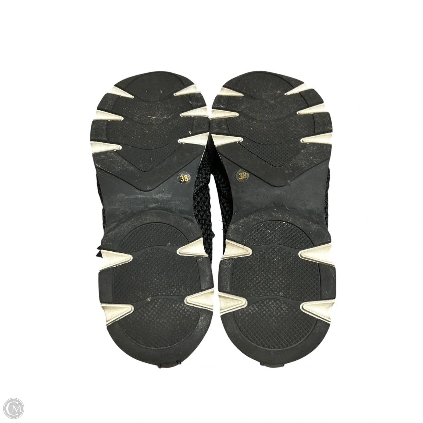 Shoes Athletic By All Black In Black, Size: 7.5