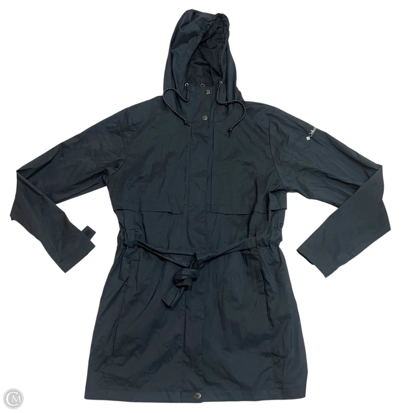 Jacket Windbreaker By Columbia In Black, Size: L