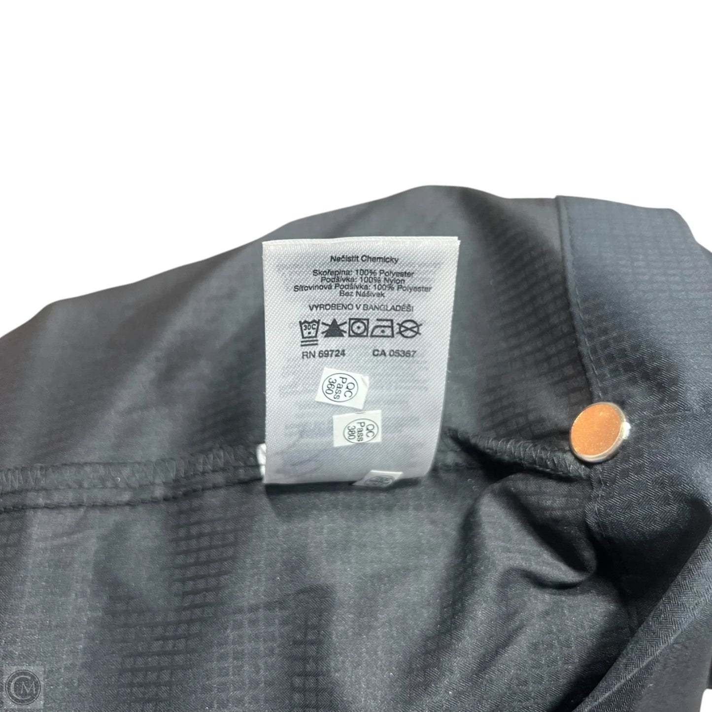 Jacket Windbreaker By Columbia In Black, Size: L