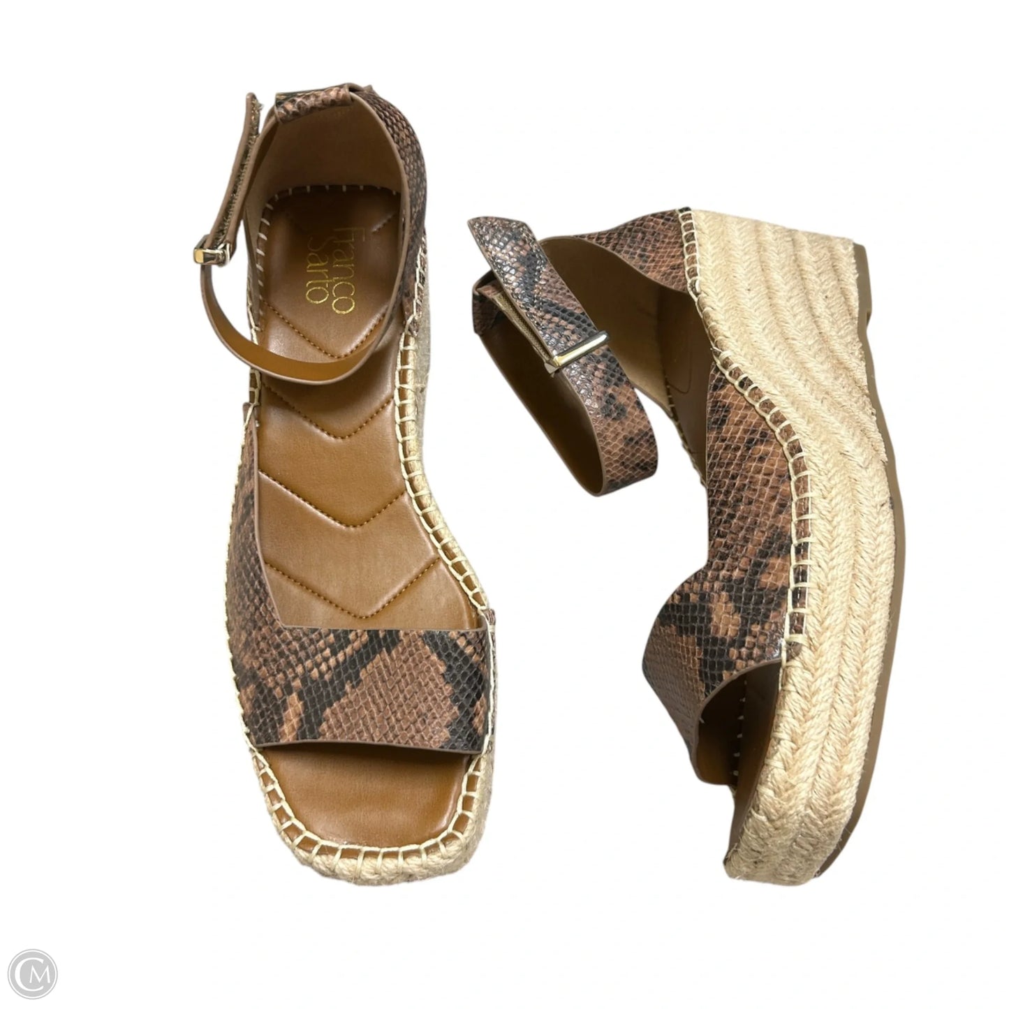 Shoes Heels Block By Franco Sarto In Snakeskin Print, Size: 10