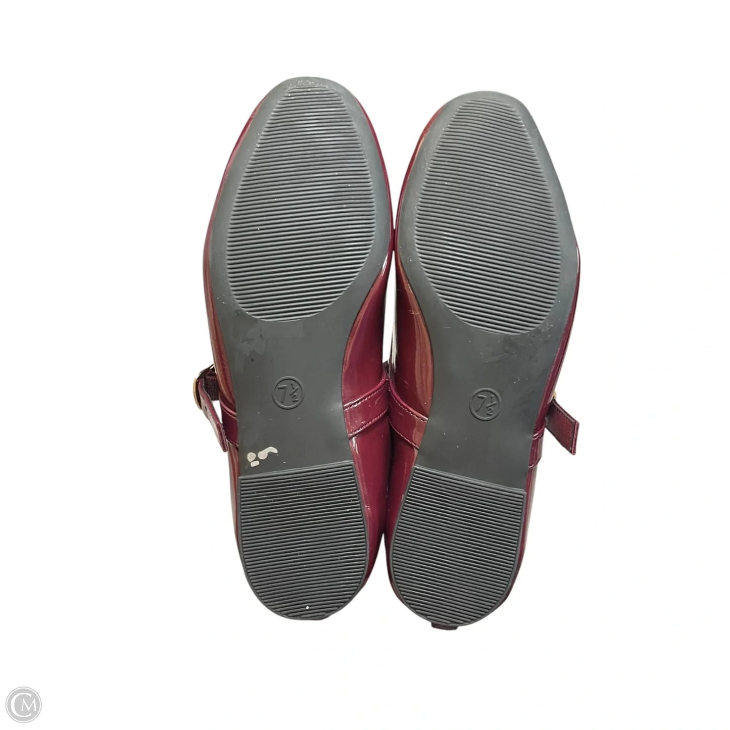 Shoes Flats By A New Day In Maroon, Size: 7.5