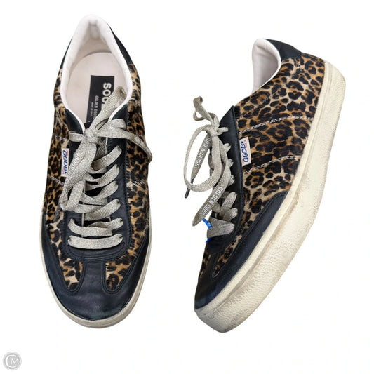 Shoes Luxury Designer By Golden Goose In Leopard Print, Size: 11.5