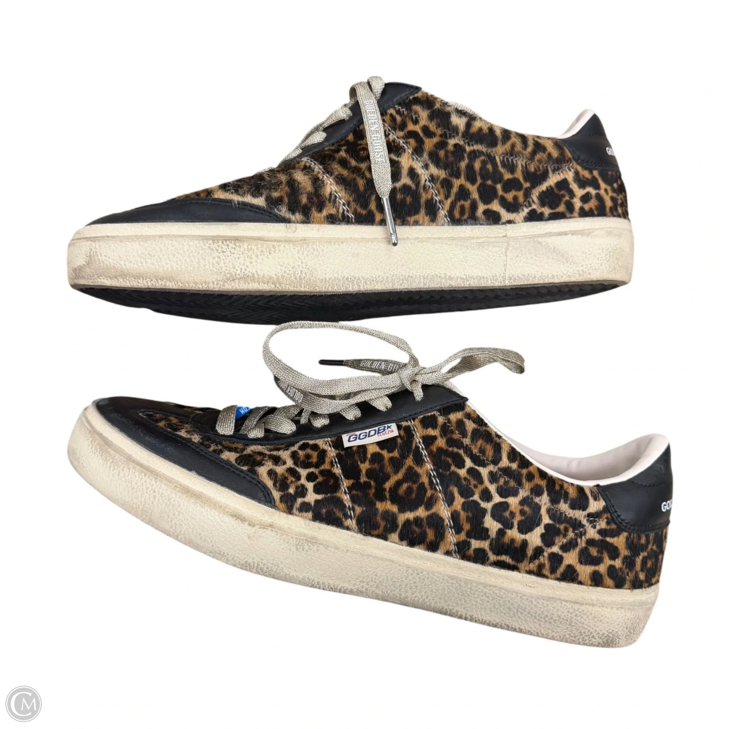 Shoes Luxury Designer By Golden Goose In Leopard Print, Size: 11.5