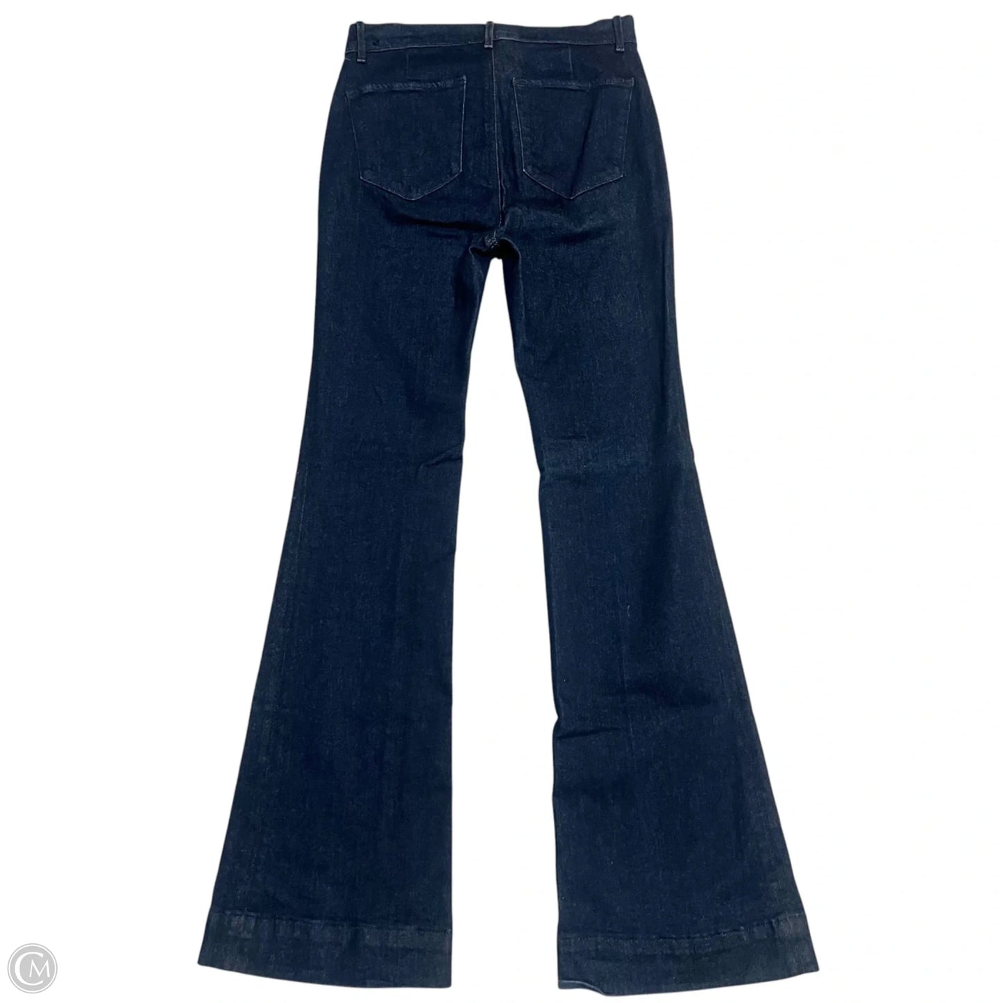Jeans Flared By Ann Taylor In Blue Denim, Size: 4
