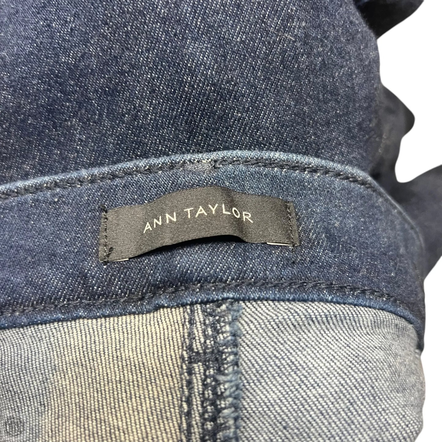 Jeans Flared By Ann Taylor In Blue Denim, Size: 4