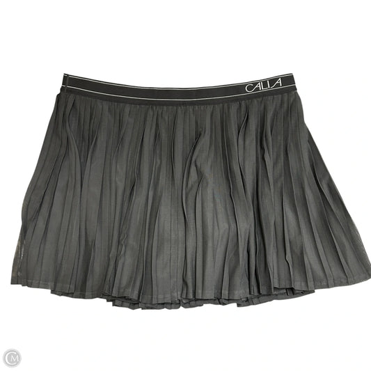 Athletic Skort By Calia In Black, Size: 2x