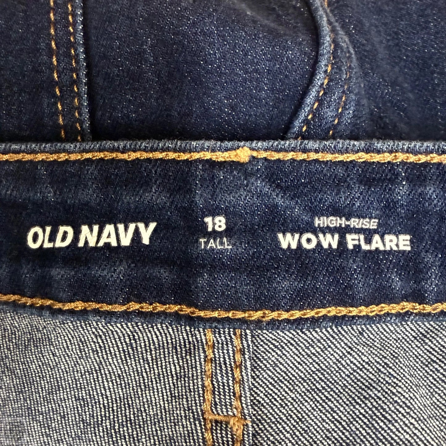 Pants Wide Leg By Old Navy In Blue Denim, Size: 1x