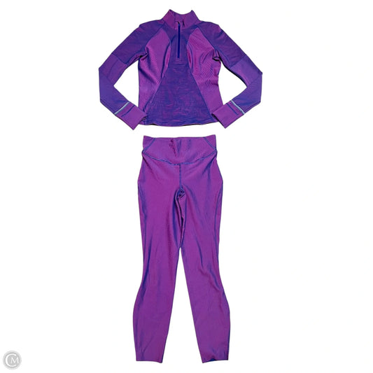 Athletic Pants 2pc By Lululemon In Blue & Pink, Size: 6