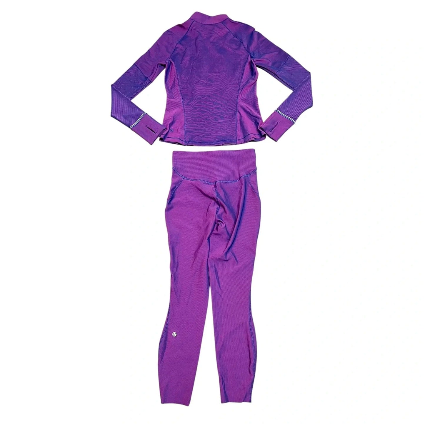 Athletic Pants 2pc By Lululemon In Blue & Pink, Size: 6