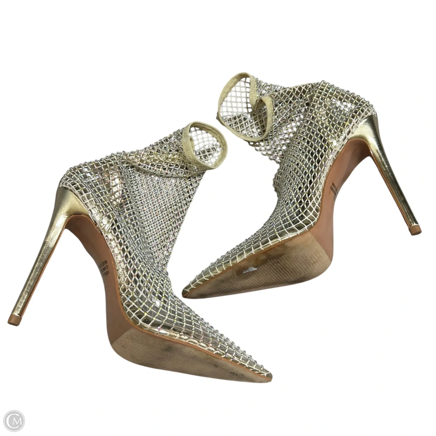 Shoes Heels Stiletto By Mixx Shuz In Gold, Size: 9