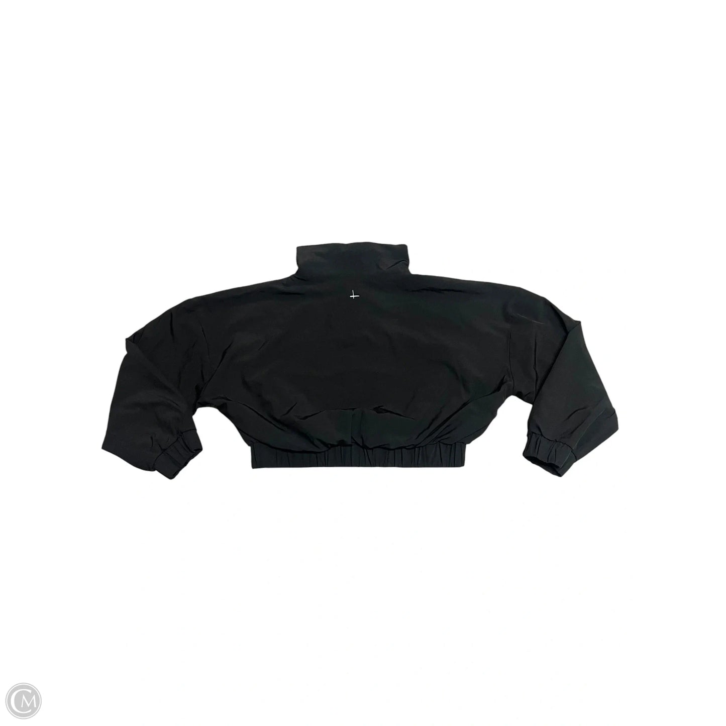 Athletic Sweatshirt Collar By Lezat In Black, Size: S