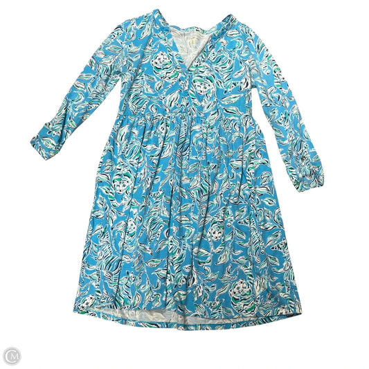 Dress Designer By Lilly Pulitzer In Blue & White, Size: Xs