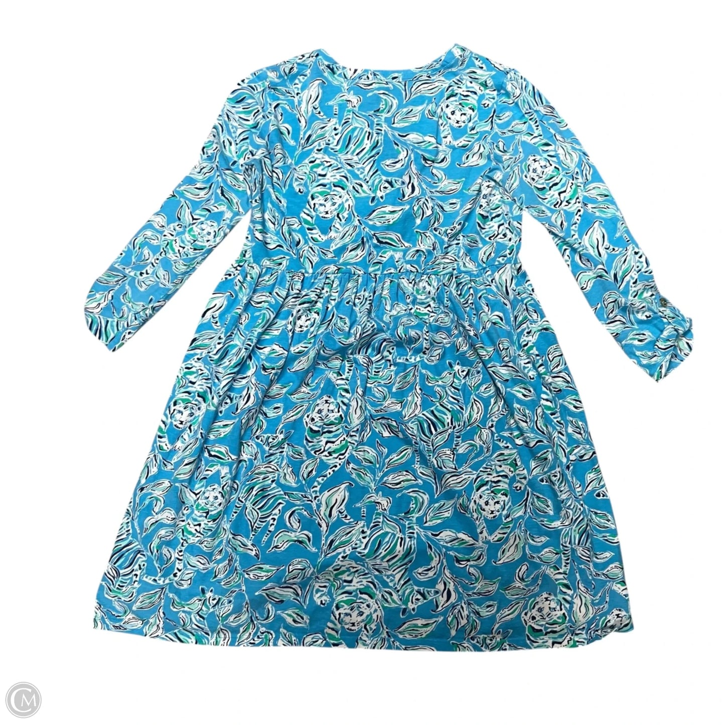 Dress Designer By Lilly Pulitzer In Blue & White, Size: Xs