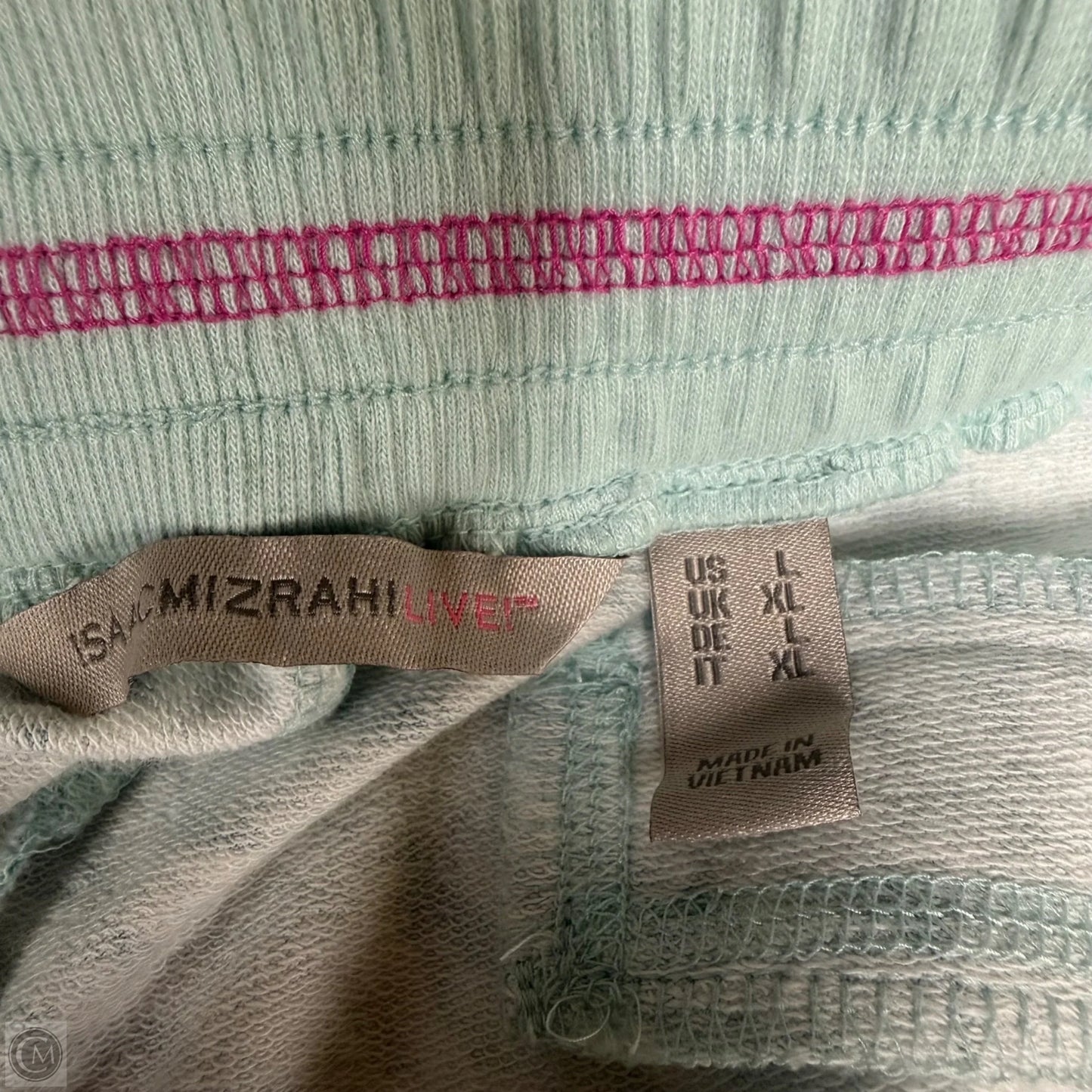 Pants Lounge By Isaac Mizrahi Live Qvc In Teal, Size: L