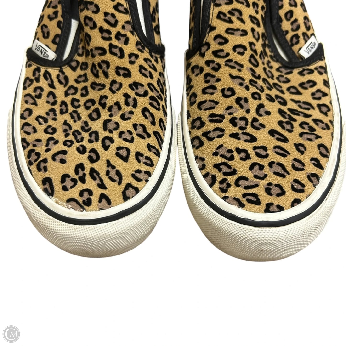 Shoes Flats By Vans In Animal Print, Size: 9