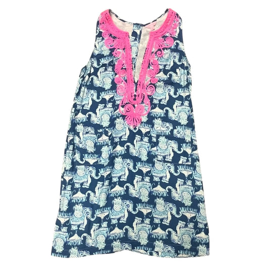 Dress Designer By Lilly Pulitzer In Blue & Pink, Size: M