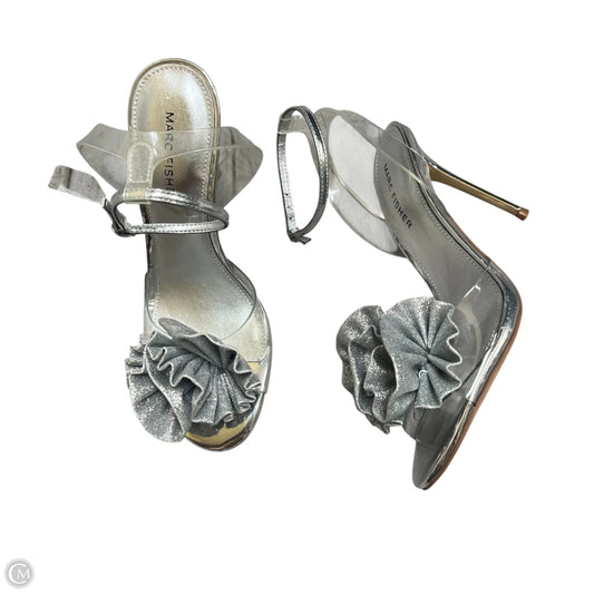 Shoes Heels Stiletto By Marc Fisher In Silver, Size: 6.5