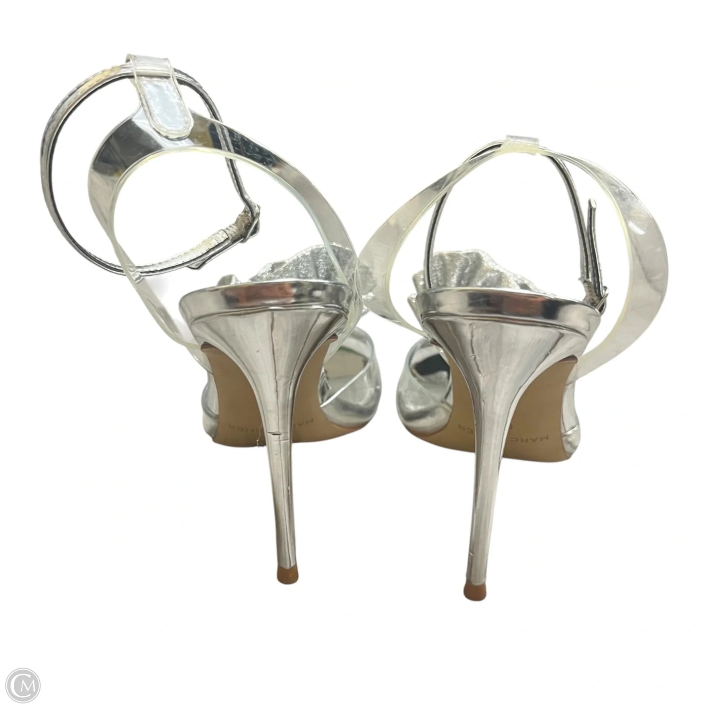 Shoes Heels Stiletto By Marc Fisher In Silver, Size: 6.5