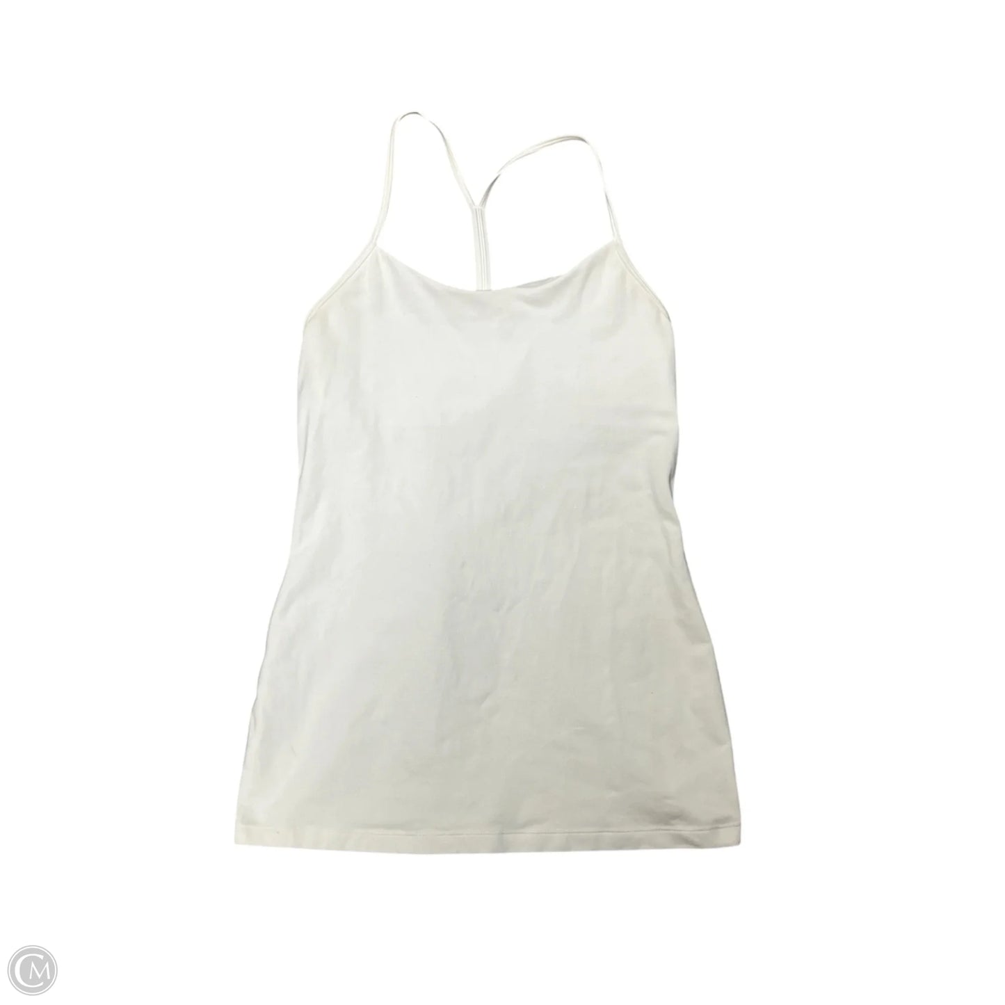 Athletic Tank Top By Lululemon In White, Size: S