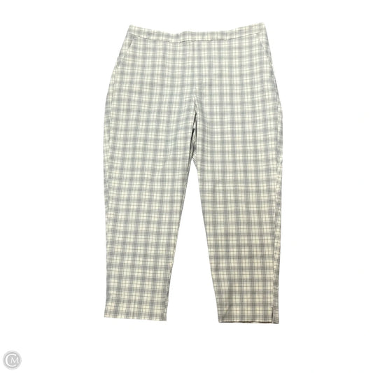 Pants Dress By Banana Republic In Plaid Pattern, Size: 16