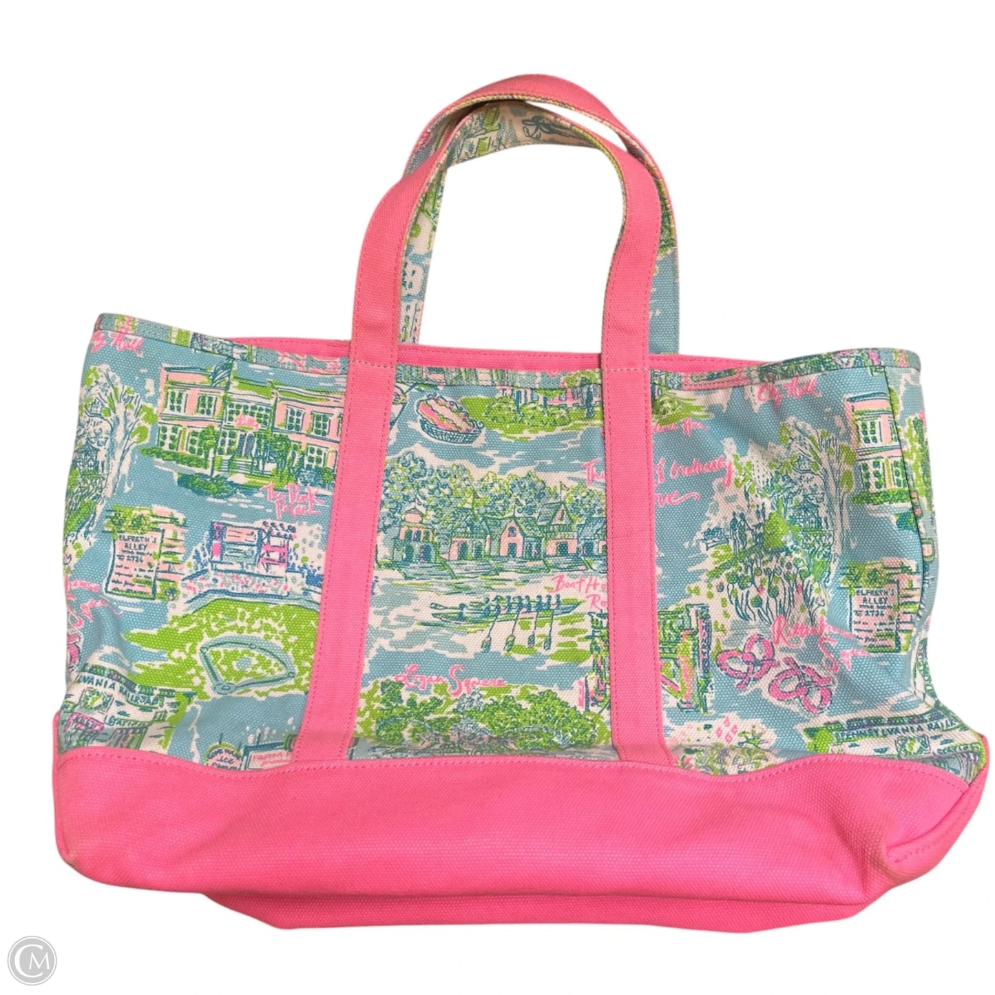 Tote Designer By Lilly Pulitzer, Size: Large