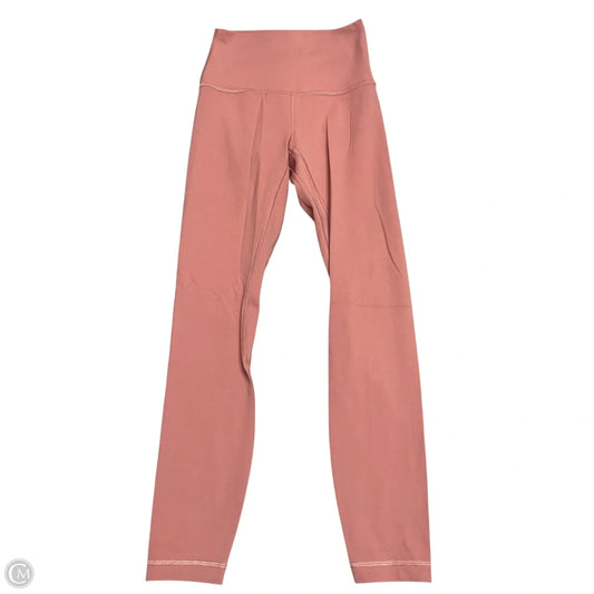 Athletic Leggings By Lululemon In Pink, Size: 2