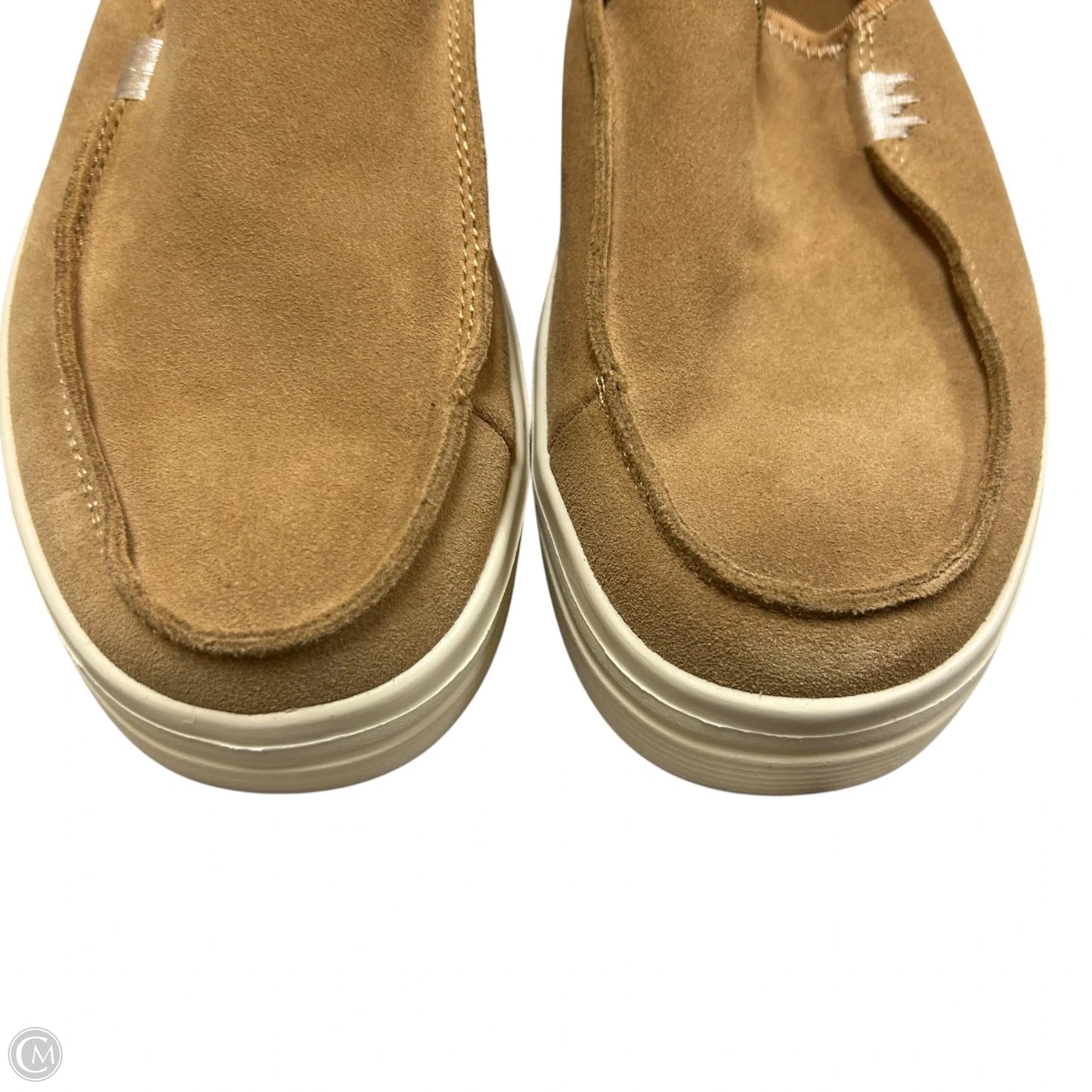 Shoes Heels Platform By Hey Dude In Tan, Size: 8