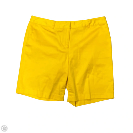Shorts By Michael By Michael Kors In Yellow, Size: 8