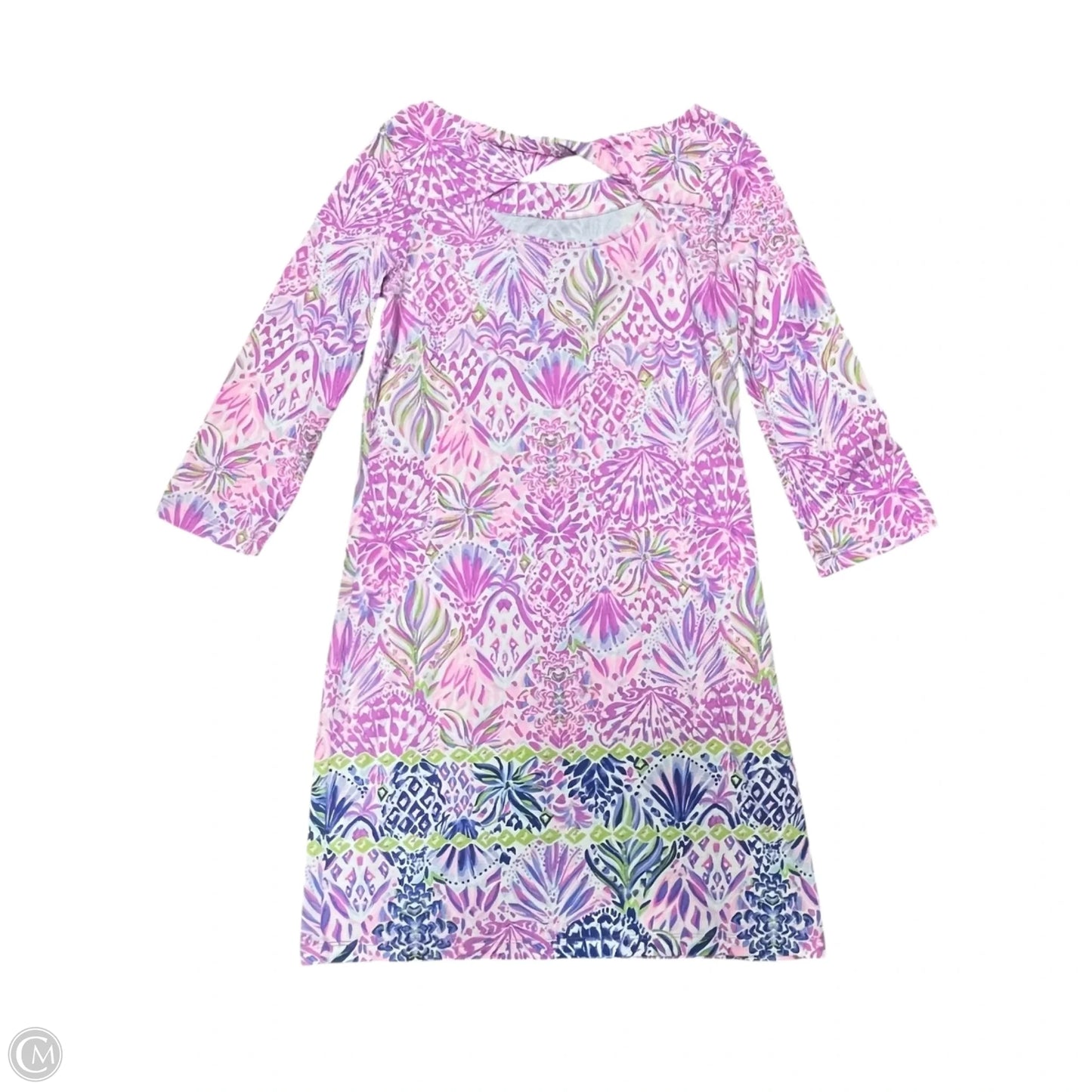Dress Designer By Lilly Pulitzer In Pink & Purple, Size: S