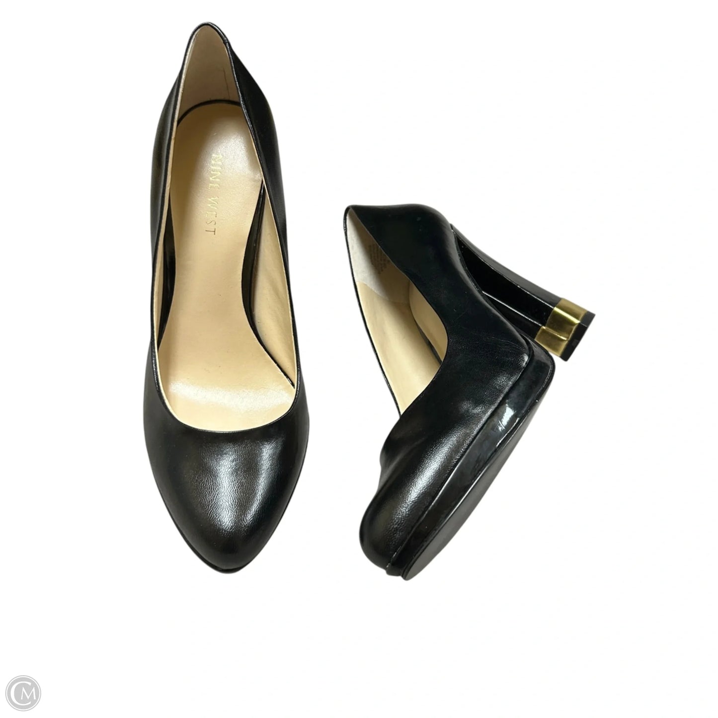 Shoes Heels Block By Nine West In Black, Size: 7