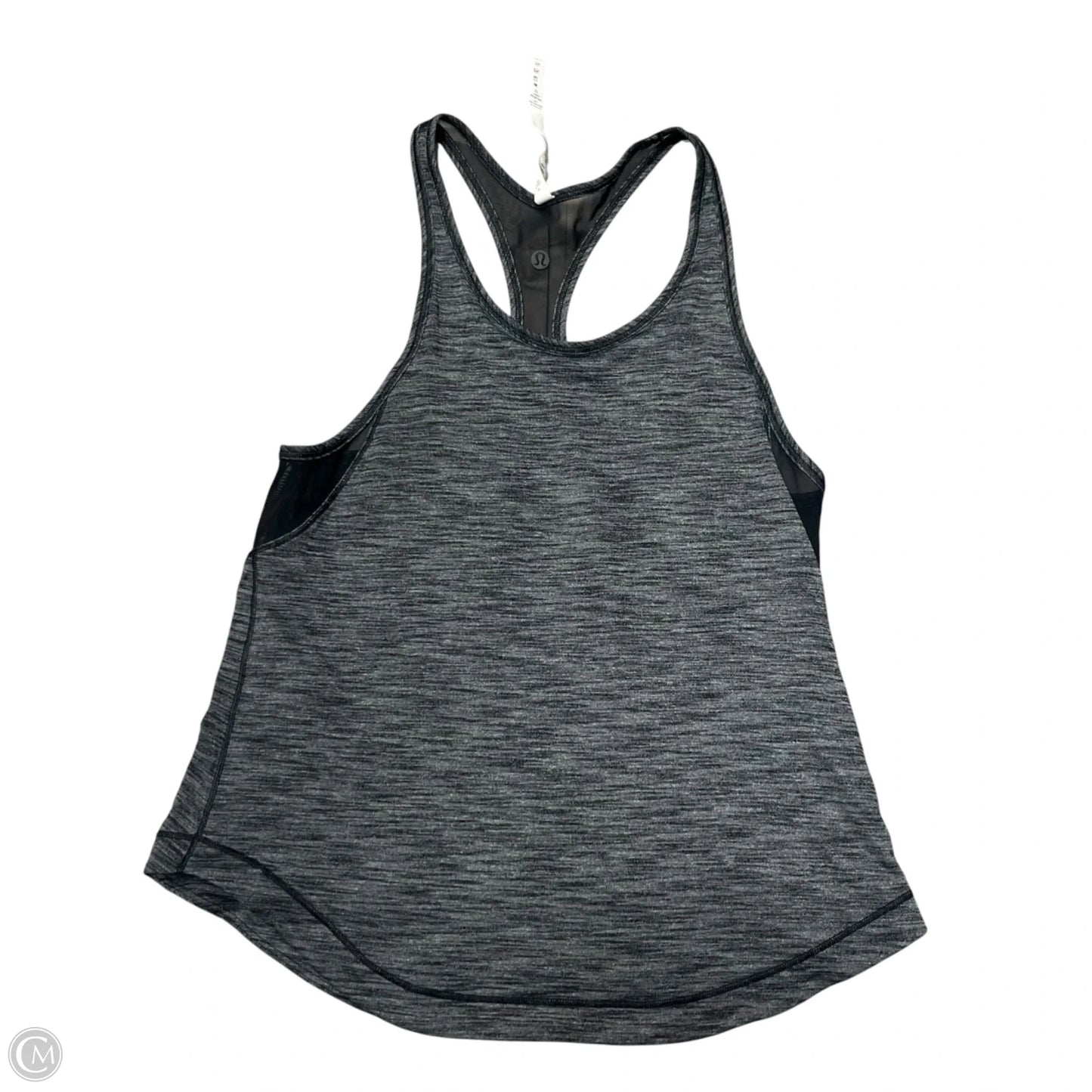 Athletic Tank Top By Lululemon In Black & Grey, Size: S