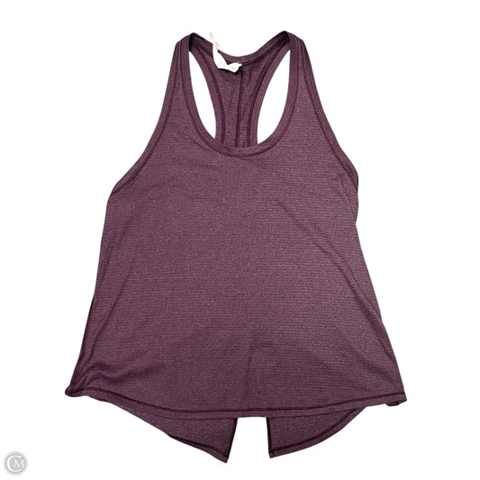 Athletic Tank Top By Lululemon In Purple, Size: S