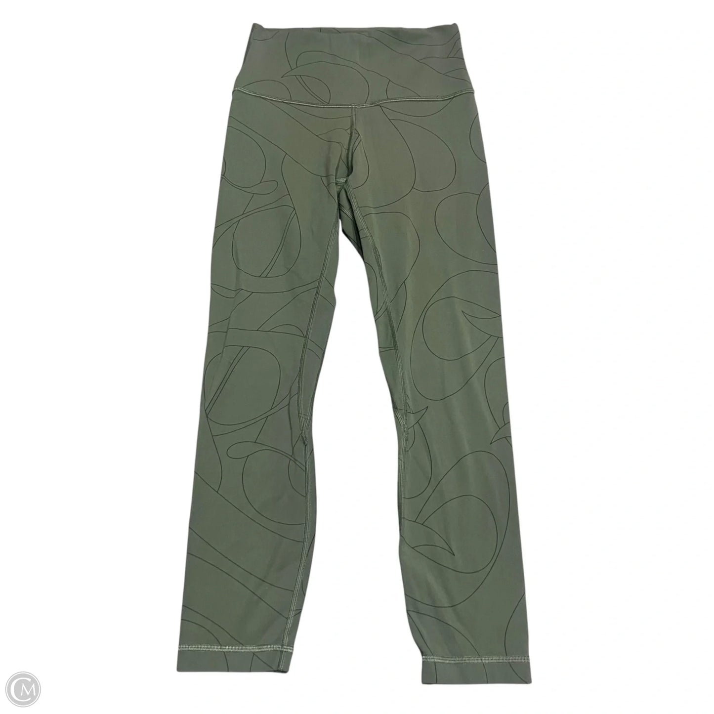 Athletic Leggings By Lululemon In Green, Size: 4